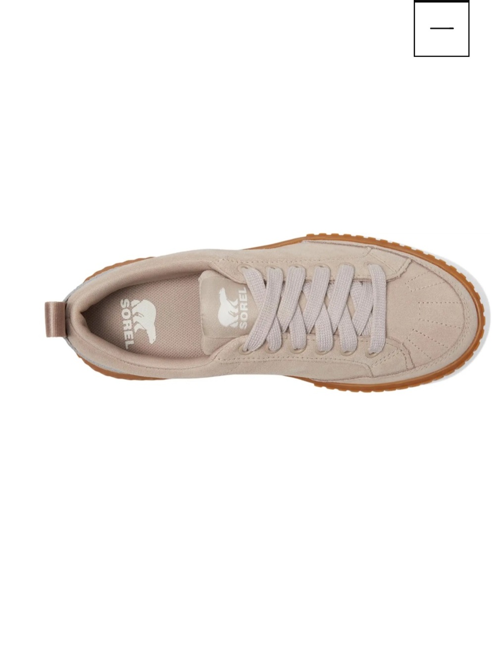 Sorel Men's Light Taupe Suede Low-Top Sneaker